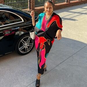 Stylish abstract dress